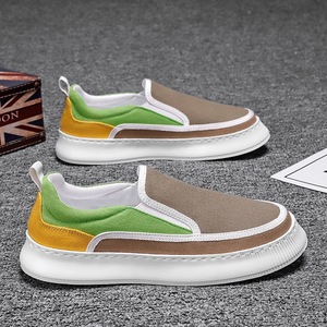 2026 Summer New Style Canvas Men's <b>Shoes</b> with <b>Soft</b> Sole Board <b>Shoes</b> Refreshing Men's Lazy <b>Shoes</b> One-Piece Footwear - Product Image 4