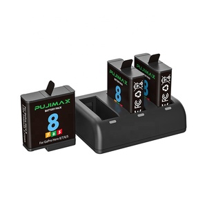Pujimax 3สล็อ<span class=keywords><strong>ต</strong></span>5V/2A <span class=keywords><strong>ชาร์จ</strong></span><span class=keywords><strong>แบ</strong></span><span class=keywords><strong>ต</strong></span>เตอรี่ Type-C และพอร์ตไมโครสำหรับ <span class=keywords><strong>GoPro</strong></span> HERO 5 6 <span class=keywords><strong>7</strong></span> 8<span class=keywords><strong>แบ</strong></span><span class=keywords><strong>ต</strong></span>เตอรี่กล้องแอคชั่นสปอร์ตสีดำ - Product Image 3