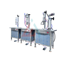Machine de remplissage d'aérosols semi-automatique haute précision facile à utiliser pour l'huile et le gaz, idéale pour les petites entreprises, prix d'usine