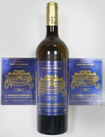 Étiquette de vin artisanal personnalisée estampage or UV logo auto-adhésif imprimé sur papier argenté brillant emballage unique d'autocollant de bouteille