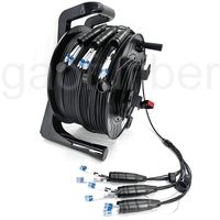 Cable de Fibra Óptica LC Dúplex Preterminado con Bobinas de Fibra Óptica Desplegables para Eventos en Vivo y Transmisiones