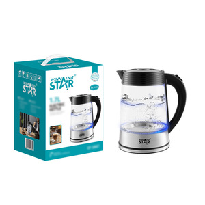 Winningstar Electric <b>Kettle</b> 1.7L High Borosilicate Glass With <b>Temperature</b> <b>Control</b> For Boiling And Warm Water - Product Image 1