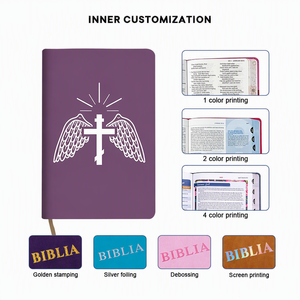 Services d'impression de la Sainte Bible en cuir PU souple personnalisé - Fabricant d'éditions de livres haut de gamme pour cadeaux - Product Image 4