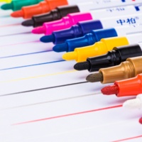 Marqueur de design en gros, OEM, qualité supérieure, non toxique, séchage rapide, longue durée, pour verre, plastique, papier, bois, voitures