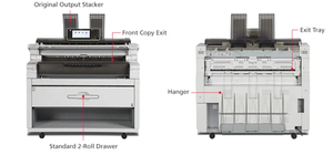 Sử Dụng New Ricoh Mp W7100sp W7100 A0 CAD Rộng Định Dạng Trực Tiếp Máy In Đầy Màu Sắc Máy Photocopy - Product Image 2