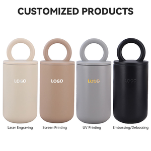 <span class=keywords><strong>Taza</strong></span> de Café Personalizada de Acero Inoxidable de 450 ml con Asa, Vaso Térmico de Doble Pared con Aislamiento al Vacío, <span class=keywords><strong>Taza</strong></span> de Viaje - Product Image 6