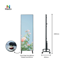 Display LED per Esterni da 80 Pollici, Schermo Esteso con Ruote, P1.53 4K HDR10+, Luminosità 600-800 Nits, Impermeabile IP30