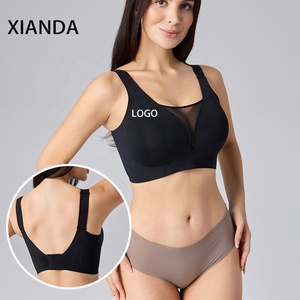 <span class=keywords><strong>Reggiseno</strong></span> XIANDA OEM Personalizzato per Taglie Forti, Traspirante in Rete, Scollatura Profonda, Push-up, <span class=keywords><strong>Senza</strong></span> Cuciture, <span class=keywords><strong>Senza</strong></span> Ferretto, Taglio Laser, Chiusura Posteriore con Gancio, Imbottito - Product Image 4