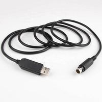 Cables personalizados de fábrica y accesorios de uso común FTDI RS232 USB A macho a Mini DIN cable adaptador de 8 pines para comp