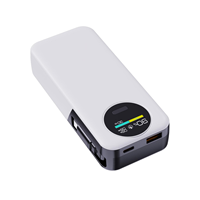 Nouveau câble de charge rétractable PD35W entièrement compatible, charge rapide, batterie externe 10000mAh, écran numérique TFT, chargeur de téléphone