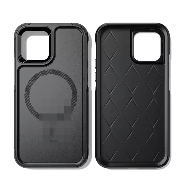 2in1 Outdoor Heavy Duty Armor Waterproof Shockproof Metal Magnetic TPU PC Phone Case for iPhone 15 Pro Max Cover