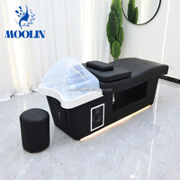 Fauteuil de massage thaïlandais professionnel moderne MOOLIN avec revêtement en cuir PU imperméable pour salle de bain