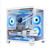 Le boîtier d'ordinateur de jeu de bureau Fantasy WuKong Seaview Standard Edition prend en charge le châssis latéral Transparent du refroidisseur d'eau ATX/ITX 360