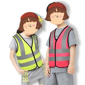 Sinh viên thoáng khí <span class=keywords><strong>Hi</strong></span> <span class=keywords><strong>VIS</strong></span> an toàn Quần áo trẻ em phản xạ Áo khoác trẻ em phản chiếu giao thông vest cho hoạt động ngoài trời - Product Image 1
