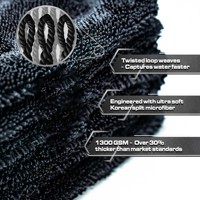Serviette de lavage de voiture en microfibre double face, très absorbante, serviette de séchage de voiture, sans rayures, réutilisable, chiffon de nettoyage automobile