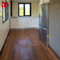 Maison conteneur extensible de 40 pieds, préfabriquée, résidentielle, pliable 3-en-1 pour logement extérieur