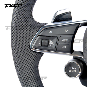 Volante de Cuero Completo para Audi R8 Tt Mk2 Mk3 RS TTS Ttrs Rs3 Rs6 RS4 RS5 RS7 A3 A4 A5 A6 A7 A8 <span class=keywords><strong>A1</strong></span> Q3 Q5 Q7 B9 B8.5 - Product Image 3