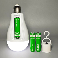 E26 B22 E27 Fassung 15W 20W Zwei Batteriebetriebene IP20 Dimmbare Wiederaufladbare LED-Notfallglühbirne mit 2 Jahren Garantie