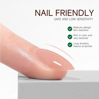 Vernis à ongles gel UV naturel longue tenue, sans HEMA ni TPO, aux couleurs pailletées, conforme aux normes européennes, pour salon de manucure - Vente en gros OEM
