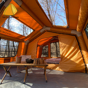 Tienda de campaña inflable portátil para exteriores, nuevo diseño con algodón impermeable para senderismo, escalada, lluvia, protección solar - Product Image 2