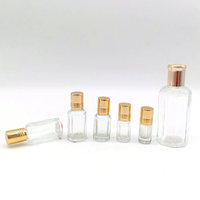 Usine en gros Attar rouleau de verre pour bouteille à bille avec couvercle en aluminium 2ml 3ml 6ml 10ml 12ml 24ml capacités bouchon à vis étanchéité