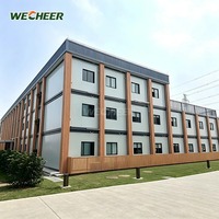 Maisons conteneurs préfabriquées de 20 pieds en kit, multi-pièces, pour chambres d'hôtes de complexe hôtelier – Vente directe usine
