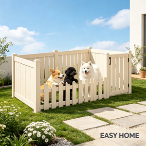 Parc <span class=keywords><strong>pour</strong></span> animaux de compagnie robuste, clôture extérieure <span class=keywords><strong>pour</strong></span> <span class=keywords><strong>chien</strong></span>, enclos métallique portable <span class=keywords><strong>pour</strong></span> animaux de compagnie <span class=keywords><strong>pour</strong></span> la cour, le jardin, la cour intérieure - Product Image 4