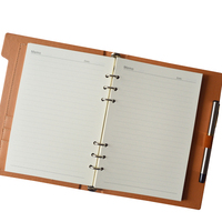 Agenda en cuir rigide très prisé, carnet de notes, organisateur, cadeau, B5, haute qualité, agendas 2026 2027, agenda personnalisé