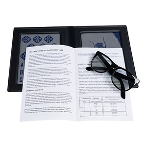 Test stéréographique Fly pour l'évaluation de la stéréopsis grossière et des cartes de perception de profondeur fine pour les examens ophtalmologiques - Product Image 1