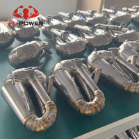 Collecteur d'échappement en titane personnalisé Fupower pour moteur de parapente motorisé