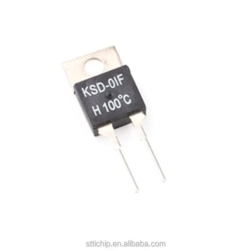Linh kiện điện tử, IC chip, nhiệt độ kiểm soát thường mở chuyển đổi KSD-01F H 100
