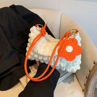 2024 nouveauté filles sac Chic unique épaule bandoulière décontracté sac à main bulle doux Floral Design sac à main pour les femmes