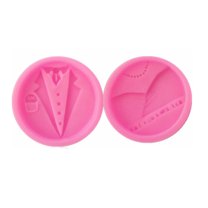 Moldes de Silicona <span class=keywords><strong>para</strong></span> Pasteles con Forma Redonda 3D, 2 Diseños, Divertidos y Finos, <span class=keywords><strong>para</strong></span> Decorar Pasteles de Mujer y <span class=keywords><strong>Hombre</strong></span>, Novios - Product Image 5