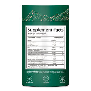 Жевательные конфеты с экстрактом шиладжита |   Гималайский дикий шиладжит с ашвагандой: Жидкое золото |   Витамин |   Проверено в лаборатории |   Без добавления сахара |   90% - Product Image 2