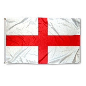 Drapeau de l'Angleterre imprimé, drapeau en polyester de qualité 68D, blanc, rouge, croix, drapeaux d'intérieur/extérieur de l'Angleterre - Product Image 3