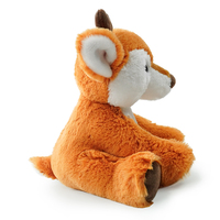 Boneka Hewan Rusa Sika Berbintik Super Lembut Kustom, Mainan Plush Realistis Ramah Lingkungan Isi Kapas PP, Pereda Stres, Hadiah Ulang Tahun