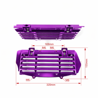 Grille de protection de radiateur CNC pour moto Zhicheng, en alliage d'aluminium anodisé, couleur personnalisée, étanche, pièces de rechange