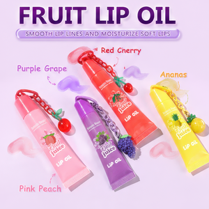 Brillo Labial de Frutas Naturales de Larga Duración, Maquillaje Rápido, Etiqueta Privada, Envases de Brillo Labial para Mujer - Product Image 4