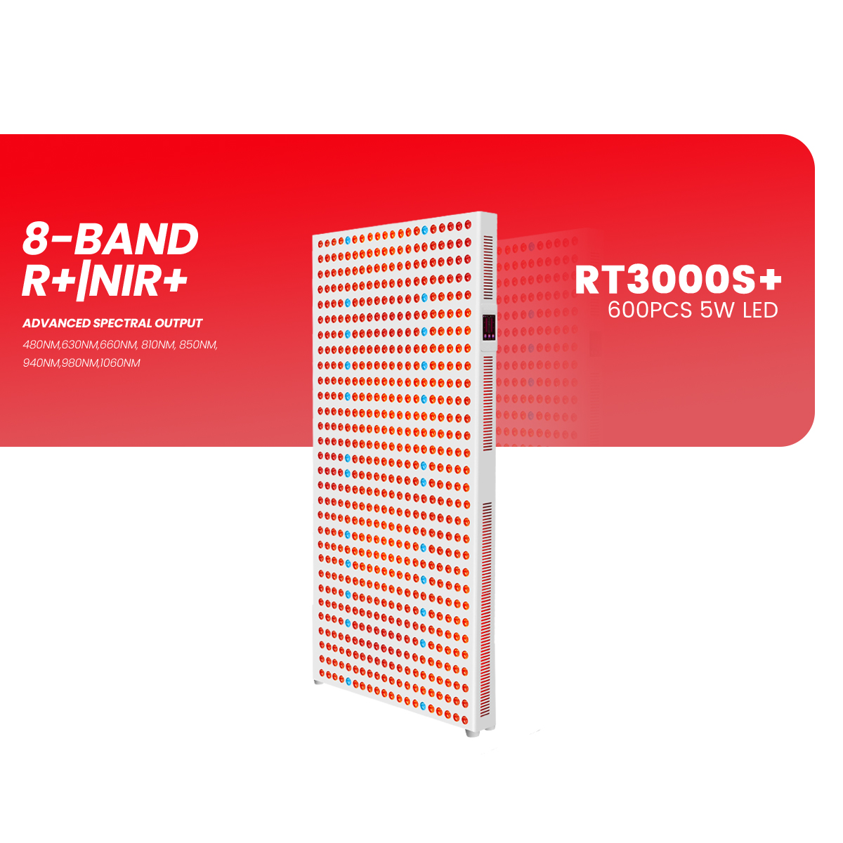 Panel de Terapia de Luz Roja de Cuerpo Completo RT3000S+ 3000W
