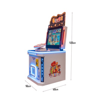 Fourniture directe d'usine 1 an à jetons Starlight Baby Sreen Jeux de tir vidéo Métal Plastique pour l'amusement des enfants