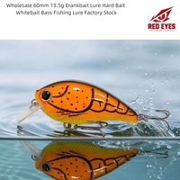 Vente en gros de leurres crankbait de 60 mm, 13,5 g, appâts durs, leurres pour la pêche au bar, stock d'usine