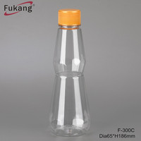 16oz en plastique pour animaux de compagnie sauce aux huîtres et vinaigre bouteille à vendre, en gros POUR ANIMAUX DE COMPAGNIE bouteille conique pour contenir l'huile de cuisson avec couvercle