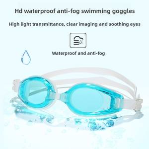Venta al por mayor de gafas de natación de silicona de alta definición para adultos impermeable antivaho lente plana con puente de <span class=keywords><strong>Nariz</strong></span> de repuesto - Product Image 3