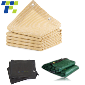 Voiles d'ombrage triangulaires extérieures produites en usine Anti-ultraviolet <span class=keywords><strong>balcon</strong></span> auvent tissé HDPE tissu maille accessoire de meubles - Product Image 2