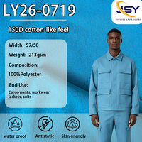 Nouveau produit personnalisable, tissu ressemblant au coton 150D, 213 g/m², largeur 57/58, imperméable pour salopettes