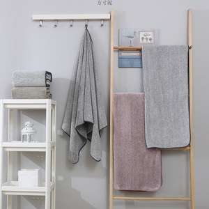 Rouxi <b>Bath</b> <b>Towel</b> <b>Set</b> Striped Microfiber Quick-Dry Home Use Adult Men Women Large Size Soft Absorbent Two Piece - Product Image 2