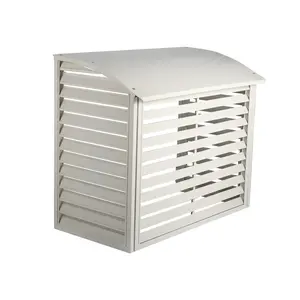 Carving Aluminum Decorative AC Unit Parts Aluminum Outdoor Air Conditioning Covers Outdoor Air Conditioner Cover