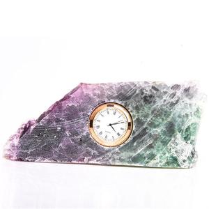 Horloge murale en fluorite, décorations de noël, acheter des cristaux de guérison, <span class=keywords><strong>quartz</strong></span> grand <span class=keywords><strong>cristal</strong></span>, horloge - Product Image 6