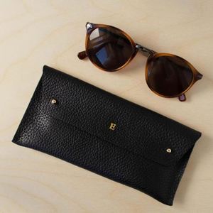 Wholesale PU Litchi Pattern Sunglasses Storage Bag Pressure-Resistant Glasses Case & Sunglasses Watch Holder - Product Image 3