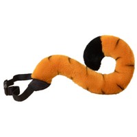 Jouets en peluche créatifs en forme de queue d'animaux simulés (tigre, léopard, lion) avec rembourrage en coton PP et polyester, vente en gros, accessoires de spectacle pour enfants
